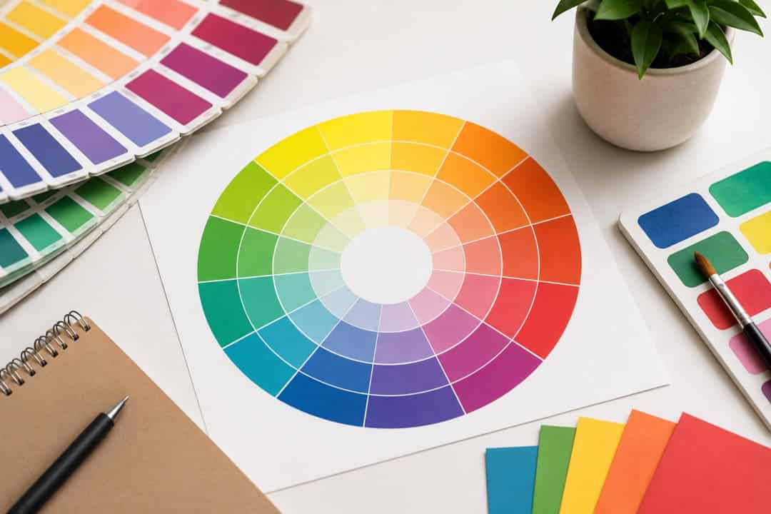 Farbschemata und Farbkombinationen für professionelles Grafikdesign und Webdesign